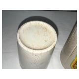 Antique English Ironstone CWS Marmalade Pots and Cracked White Jar Set Antique English Ironstone CWS Marmalade Pots and Cracked White Jar Set
