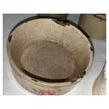 Antique English Ironstone Lot: Jars, Lidded Containers & More Antique English Ironstone Lot: Jars, Lidded Containers & More