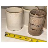 Lot of 12 Vintage English Ironstone Jars - Varied Styles Lot of 12 Vintage English Ironstone Jars - Varied Styles