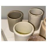 Lot of 12 Vintage English Ironstone Jars - Varied Styles Lot of 12 Vintage English Ironstone Jars - Varied Styles