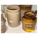 Lot of 12 Vintage English Ironstone Jars - Varied Styles Lot of 12 Vintage English Ironstone Jars - Varied Styles