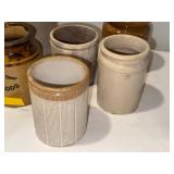 Lot of 12 Vintage English Ironstone Jars - Varied Styles Lot of 12 Vintage English Ironstone Jars - Varied Styles