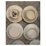 Collection of 16 Vintage Floral Pattern Butter Pats and Small Dishes Collection of 16 Vintage Floral Pattern Butter Pats and Small Dishes
