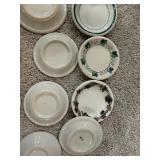 Collection of 16 Vintage Floral Pattern Butter Pats and Small Dishes Collection of 16 Vintage Floral Pattern Butter Pats and Small Dishes