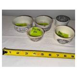 Rare Antique Ironstone English Advertising Potted Meat & Cold Cream Paste Pots Collection Rare Antique Ironstone English Advertising Potted Meat & Cold Cream Paste Pots Collection