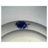 Variety of Antique and Flo Blue and White Plates Variety of Antique and Flo Blue and White Plates