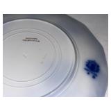 Variety of Antique and Flo Blue and White Plates Variety of Antique and Flo Blue and White Plates