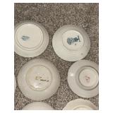 Lot of 20 Vintage Decorative Floral & Botanical Butter Pats Plates Lot of 20 Vintage Decorative Floral & Botanical Butter Pats Plates
