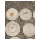 Lot of 20 Vintage Decorative Floral & Botanical Butter Pats Plates Lot of 20 Vintage Decorative Floral & Botanical Butter Pats Plates