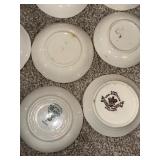 Lot of 20 Vintage Decorative Floral & Botanical Butter Pats Plates Lot of 20 Vintage Decorative Floral & Botanical Butter Pats Plates