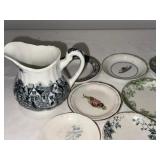 Vintage Ceramic Butter Pat Plate Collection & Pitcher Set, 20 Pieces Vintage Ceramic Butter Pat Plate Collection & Pitcher Set, 20 Pieces