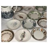 Vintage Ceramic Butter Pat Plate Collection & Pitcher Set, 20 Pieces Vintage Ceramic Butter Pat Plate Collection & Pitcher Set, 20 Pieces