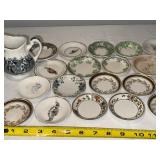 Vintage Ceramic Butter Pat Plate Collection & Pitcher Set, 20 Pieces Vintage Ceramic Butter Pat Plate Collection & Pitcher Set, 20 Pieces