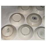 Vintage Ceramic Butter Pat Plate Collection & Pitcher Set, 20 Pieces Vintage Ceramic Butter Pat Plate Collection & Pitcher Set, 20 Pieces