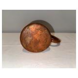 Antique Copper Pitcher with Handle and Patina Antique Copper Pitcher with Handle and Patina