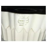 Vintage Shelley England Fluted Mold Ironstone Baking Dish Vintage Shelley England Fluted Mold Ironstone Baking Dish