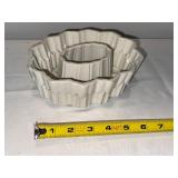 Vintage Shelley England Fluted Mold Ironstone Baking Dish Vintage Shelley England Fluted Mold Ironstone Baking Dish