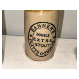 Vintage English Ironstone Stoneware Bottles - Barker Vintage English Ironstone Stoneware Bottles - Barker