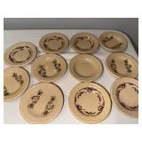 Set of 11 Vintage Floral Decorative Butter Pats Set of 11 Vintage Floral Decorative Butter Pats