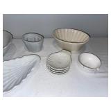 Assorted Antique English Ironstone Dishware Lot - Bowls, Cups, Plates Assorted Antique English Ironstone Dishware Lot - Bowls, Cups, Plates