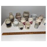 Assorted Decorative English Ironstone Mini Jugs & Crocks - Set of 14 Assorted Decorative English Ironstone Mini Jugs & Crocks - Set of 14