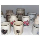 Assorted Decorative English Ironstone Mini Jugs & Crocks - Set of 14 Assorted Decorative English Ironstone Mini Jugs & Crocks - Set of 14