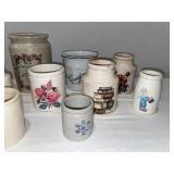 Assorted Decorative English Ironstone Mini Jugs & Crocks - Set of 14 Assorted Decorative English Ironstone Mini Jugs & Crocks - Set of 14