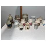 Assorted Decorative English Ironstone Mini Jugs & Crocks - Set of 14 Assorted Decorative English Ironstone Mini Jugs & Crocks - Set of 14