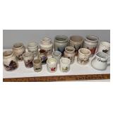 Vintage Decorative English Ironstone Crockery & Creamer Set - 18 Pieces with Graphics Vintage Decorative English Ironstone Crockery & Creamer Set - 18 Pieces with Graphics