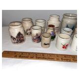Vintage Decorative English Ironstone Crockery & Creamer Set - 18 Pieces with Graphics Vintage Decorative English Ironstone Crockery & Creamer Set - 18 Pieces with Graphics