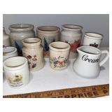 Vintage Decorative English Ironstone Crockery & Creamer Set - 18 Pieces with Graphics Vintage Decorative English Ironstone Crockery & Creamer Set - 18 Pieces with Graphics