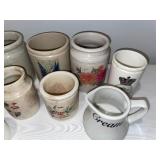 Vintage Decorative English Ironstone Crockery & Creamer Set - 18 Pieces with Graphics Vintage Decorative English Ironstone Crockery & Creamer Set - 18 Pieces with Graphics