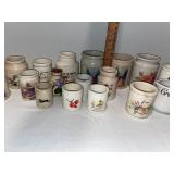 Vintage Decorative English Ironstone Crockery & Creamer Set - 18 Pieces with Graphics Vintage Decorative English Ironstone Crockery & Creamer Set - 18 Pieces with Graphics