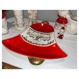 Vintage Christmas Decor Lot with Santa Figurines, Boot Ornaments, and Holt Howard Bell Vintage Christmas Decor Lot with Santa Figurines, Boot Ornaments, and Holt Howard Bell