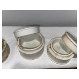 Set of 3 Antique English Advertising Ironstone Areca Nut Toothpaste Jars - John Pepper, Commans, Woods Set of 3 Antique English Advertising Ironstone Areca Nut Toothpaste Jars - John Pepper, Commans, Woods