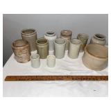 Vintage English Ironstone Crocks and Jars Collection - 11 Pieces Vintage English Ironstone Crocks and Jars Collection - 11 Pieces