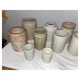 Vintage English Ironstone Crocks and Jars Collection - 11 Pieces Vintage English Ironstone Crocks and Jars Collection - 11 Pieces