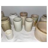 Vintage English Ironstone Crocks and Jars Collection - 11 Pieces Vintage English Ironstone Crocks and Jars Collection - 11 Pieces