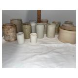 Vintage English Ironstone Crocks and Jars Collection - 11 Pieces Vintage English Ironstone Crocks and Jars Collection - 11 Pieces