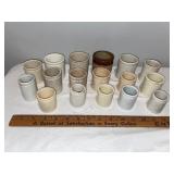 Lot of 17 Vintage English Ironstone Moira Miniature Crocks Made in England Lot of 17 Vintage English Ironstone Moira Miniature Crocks Made in England
