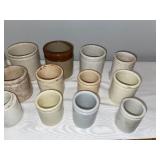 Lot of 17 Vintage English Ironstone Moira Miniature Crocks Made in England Lot of 17 Vintage English Ironstone Moira Miniature Crocks Made in England