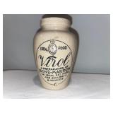 Antique English Ironstone Virol Bone-Marrow Jar - Ideal Food Collectible Antique English Ironstone Virol Bone-Marrow Jar - Ideal Food Collectible