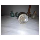 Vintage English Glass Bottle Collection with Cork Stoppers - Set of 10 Vintage English Glass Bottle Collection with Cork Stoppers - Set of 10