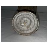 Antique French Cast Iron Vase with Rustic Patina - 7.5 Inches Antique French Cast Iron Vase with Rustic Patina - 7.5 Inches