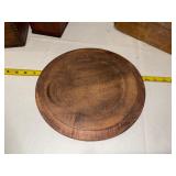 Vintage Wooden Kitchenware Lot: Salt Box, Cutting Board, Decorative Trays Vintage Wooden Kitchenware Lot: Salt Box, Cutting Board, Decorative Trays