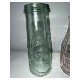 Antique Glass Bottle Collection with Embossed Logos Antique Glass Bottle Collection with Embossed Logos
