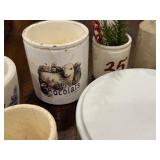 Antique English Advertising Ironstone Lot: Jars, Bowls, and Decor Pieces Antique English Advertising Ironstone Lot: Jars, Bowls, and Decor Pieces