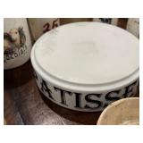 Antique English Advertising Ironstone Lot: Jars, Bowls, and Decor Pieces Antique English Advertising Ironstone Lot: Jars, Bowls, and Decor Pieces