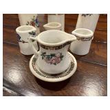 Vintage Ceramic Floral Creamers & Pitchers Set Vintage Ceramic Floral Creamers & Pitchers Set