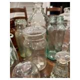 Vintage Glass Jar and Cloche Collection - 10 Pieces Vintage Glass Jar and Cloche Collection - 10 Pieces